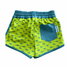 Keep the Littles Wild Hybrid Swim Shorts Neon Fish