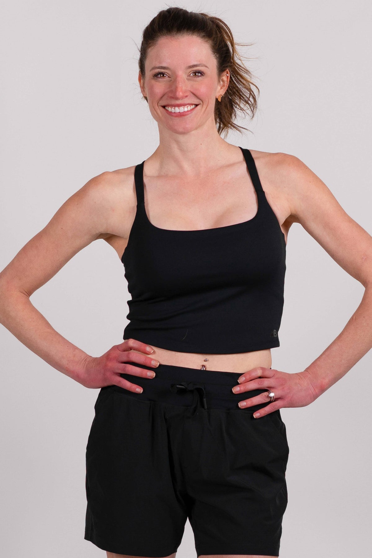 Belong Designs Women's Trailhead Tek Tank Black