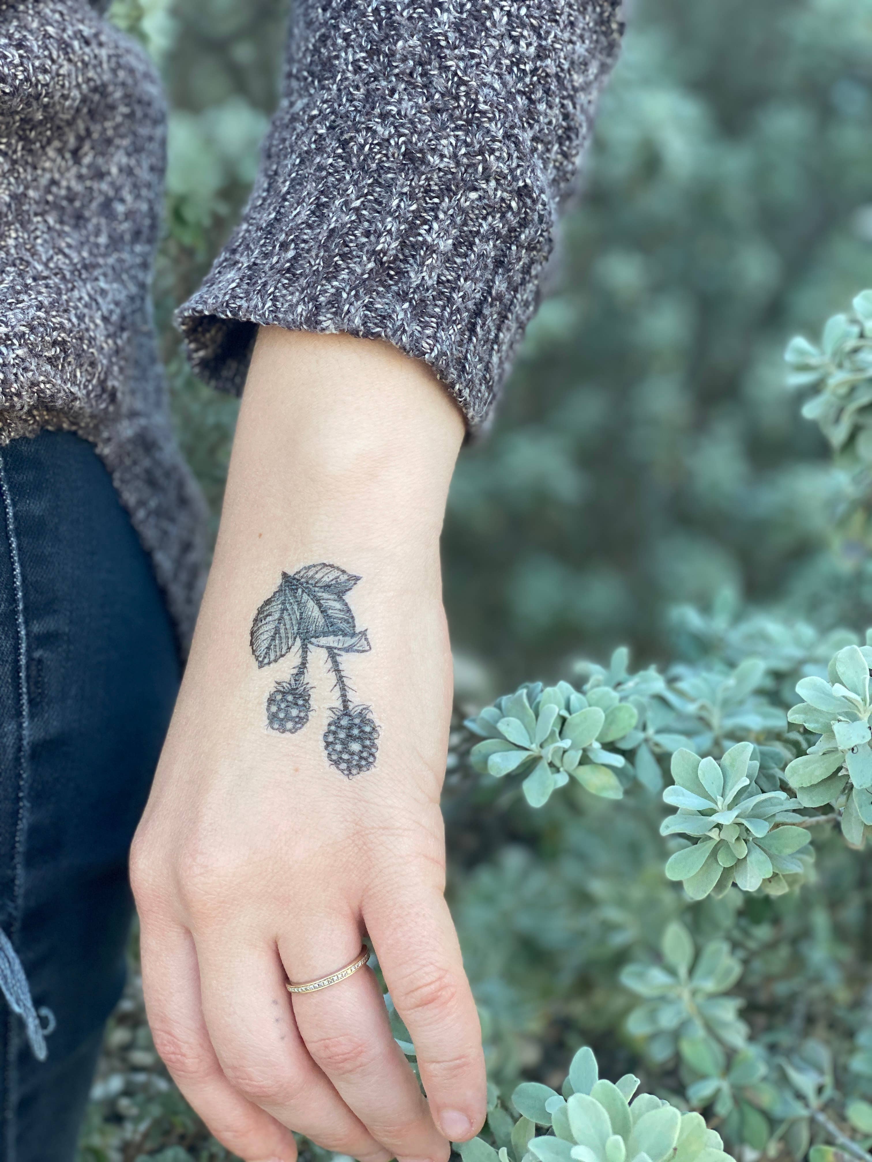 Forest Forage Temporary Tattoo: 2-Pack