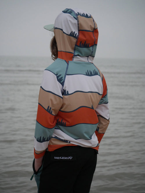 Neutral hills UV Sun Hoodie