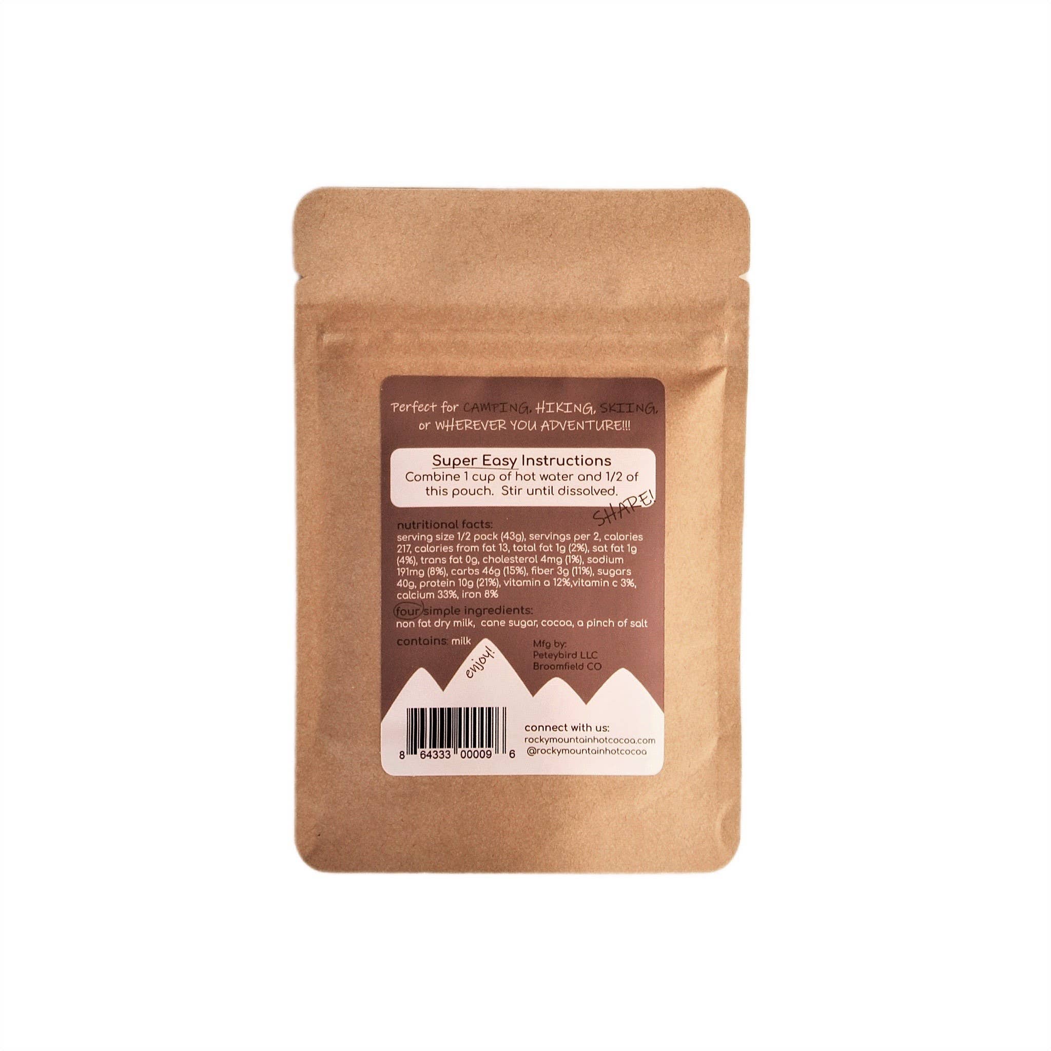 Hot Cocoa Mix - 2 Serving Pouch