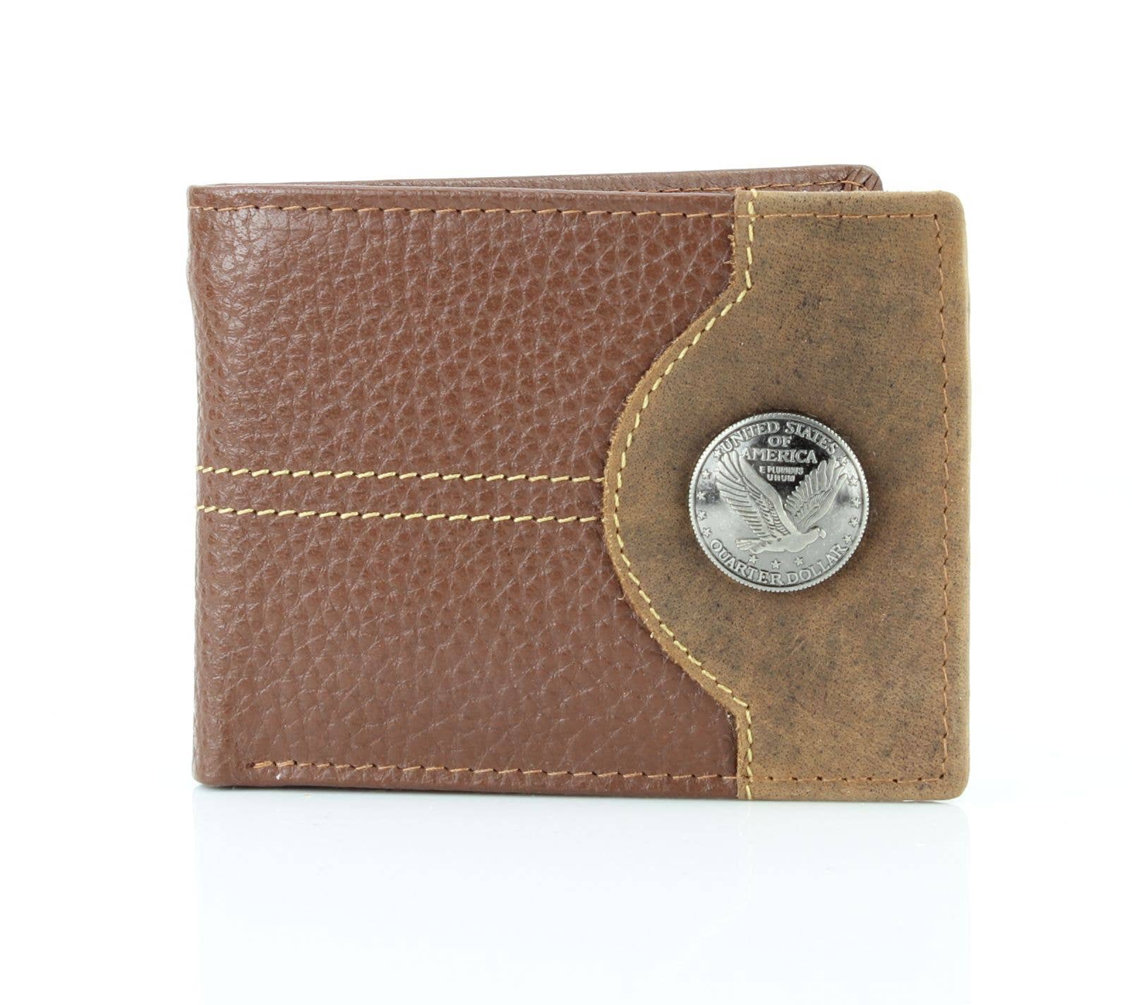 Bifold Wallet Tan Eagle Leather