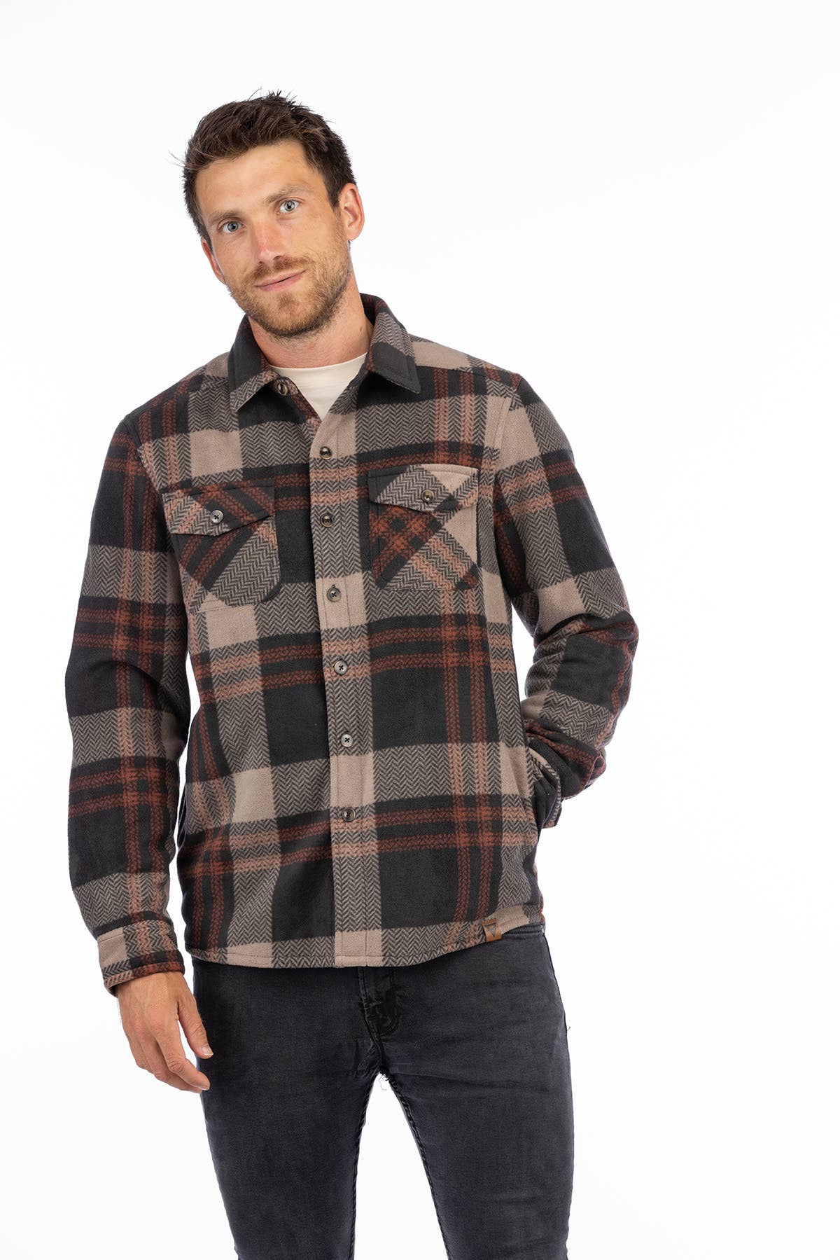 LIV Outdoor Men's Koda Sherpa Lined Shirt Jacket