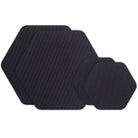 GEAR AID Tenacious Tape Hex Patches Black 70D Nylon