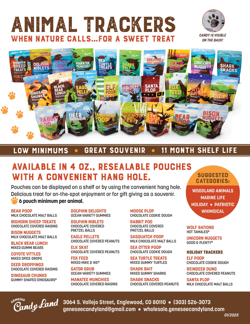 Bison Nuggets (chocolate covered malt balls)