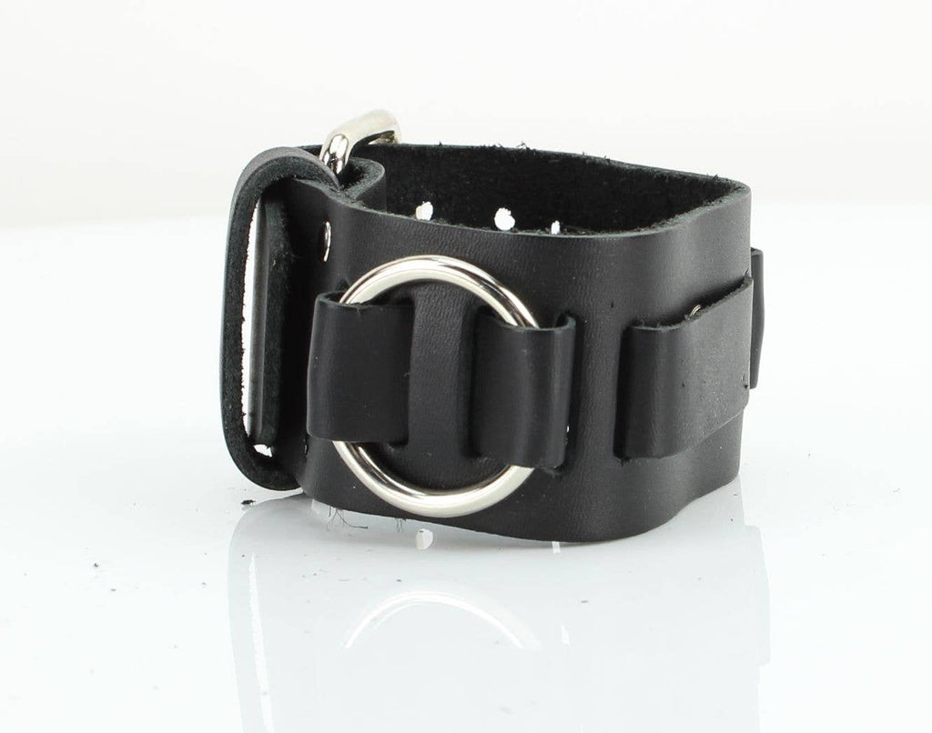 Double Ring Leather Watch Band Style: WB07