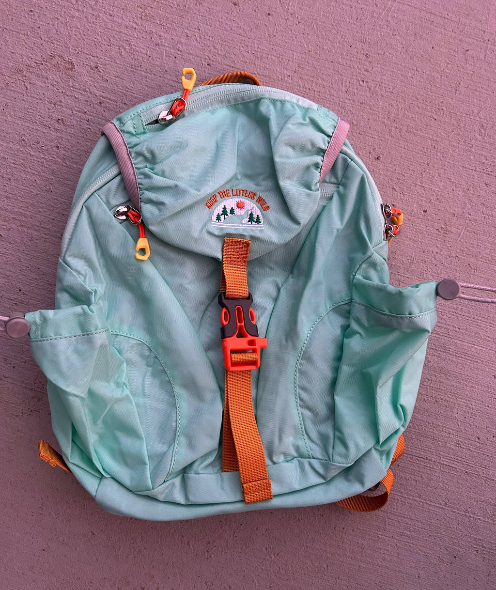 Kids Hiking Backpack Light Blue