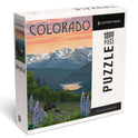 Lantern Press Steamboat Jigsaw Puzzles Colorado Bear and Spring Flowers 1000 Pieces