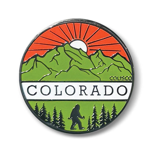 Colorado Lapel Pin Colorado Bigfoot