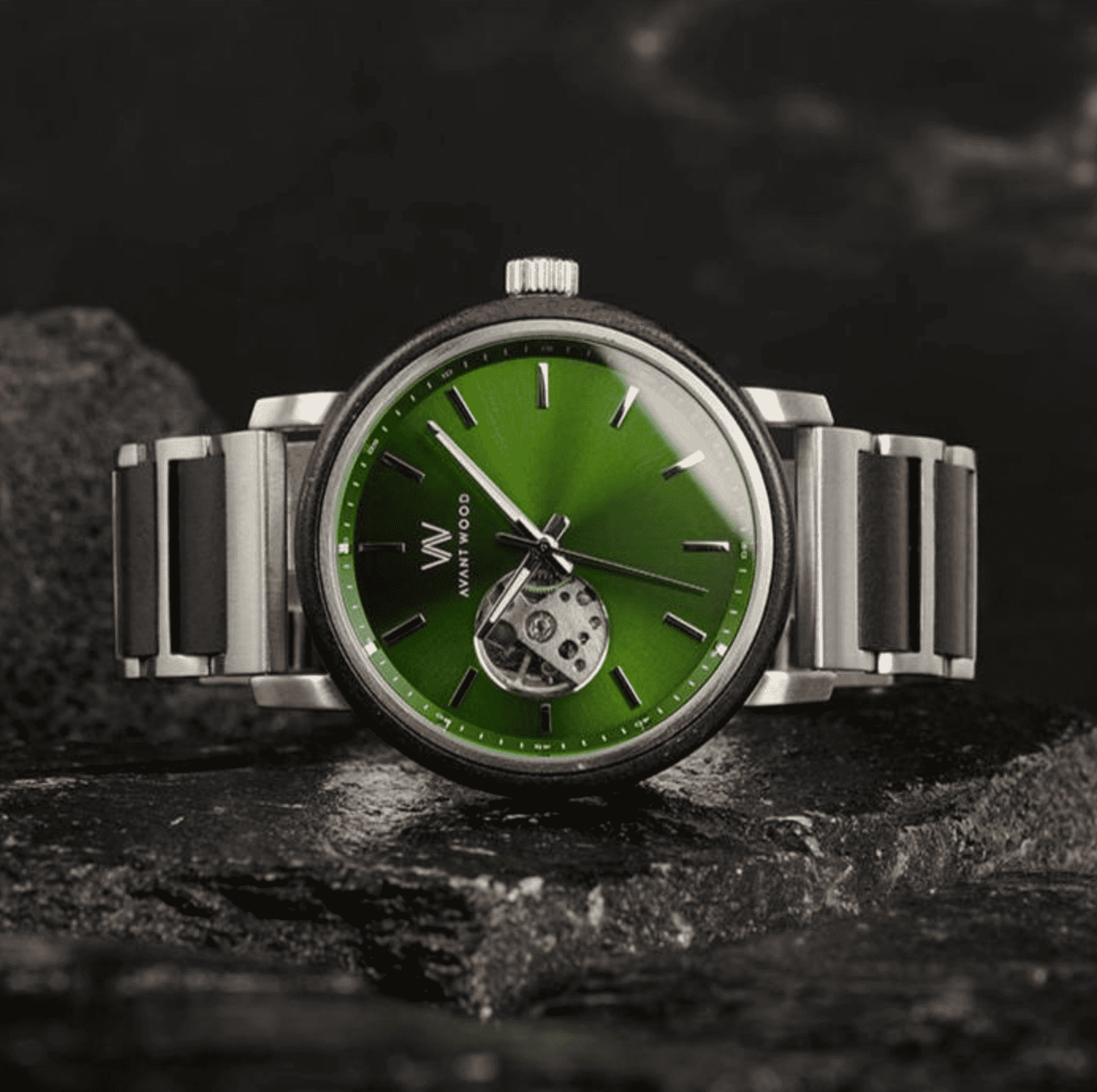 AvantWood Royal Emerald - Automatic - Men's Watch