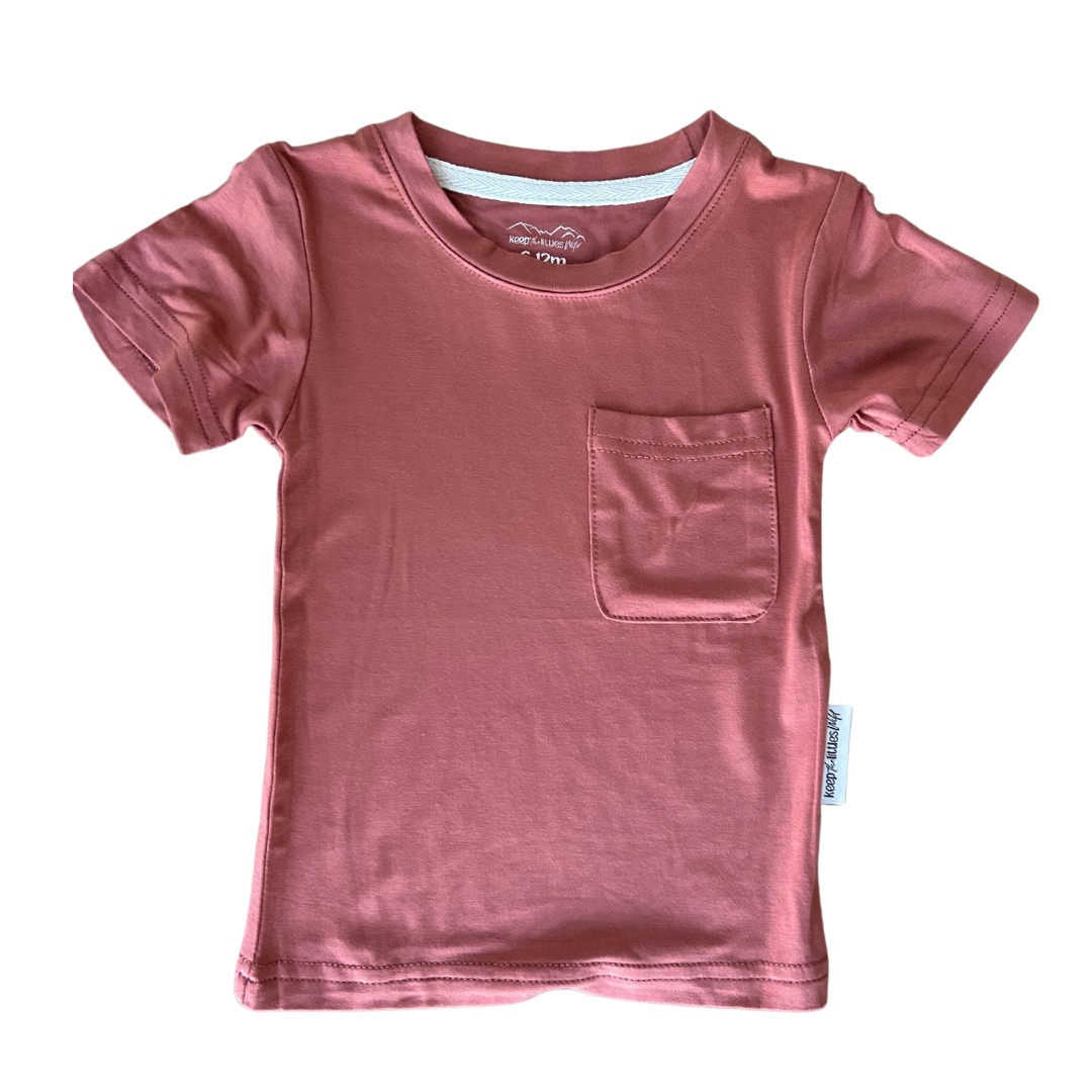 Bamboo Short Sleeve Shirt Peachy