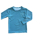 Kids Swim Shirt Cyan