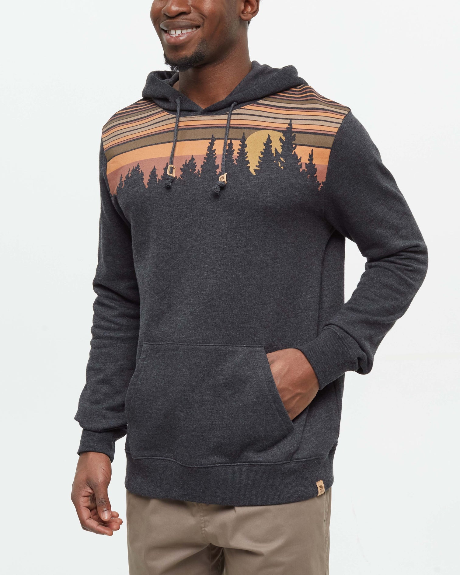 Retro Juniper Hoodie Gray