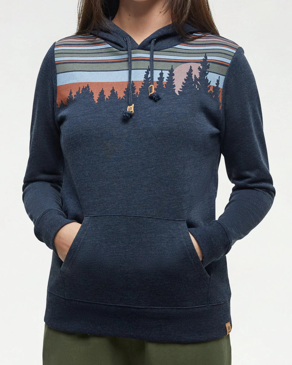 Retro Juniper Hoodie Midnight Blue Heather