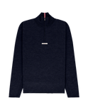 Men's Boiled Half Zip 12GG Faded Navy