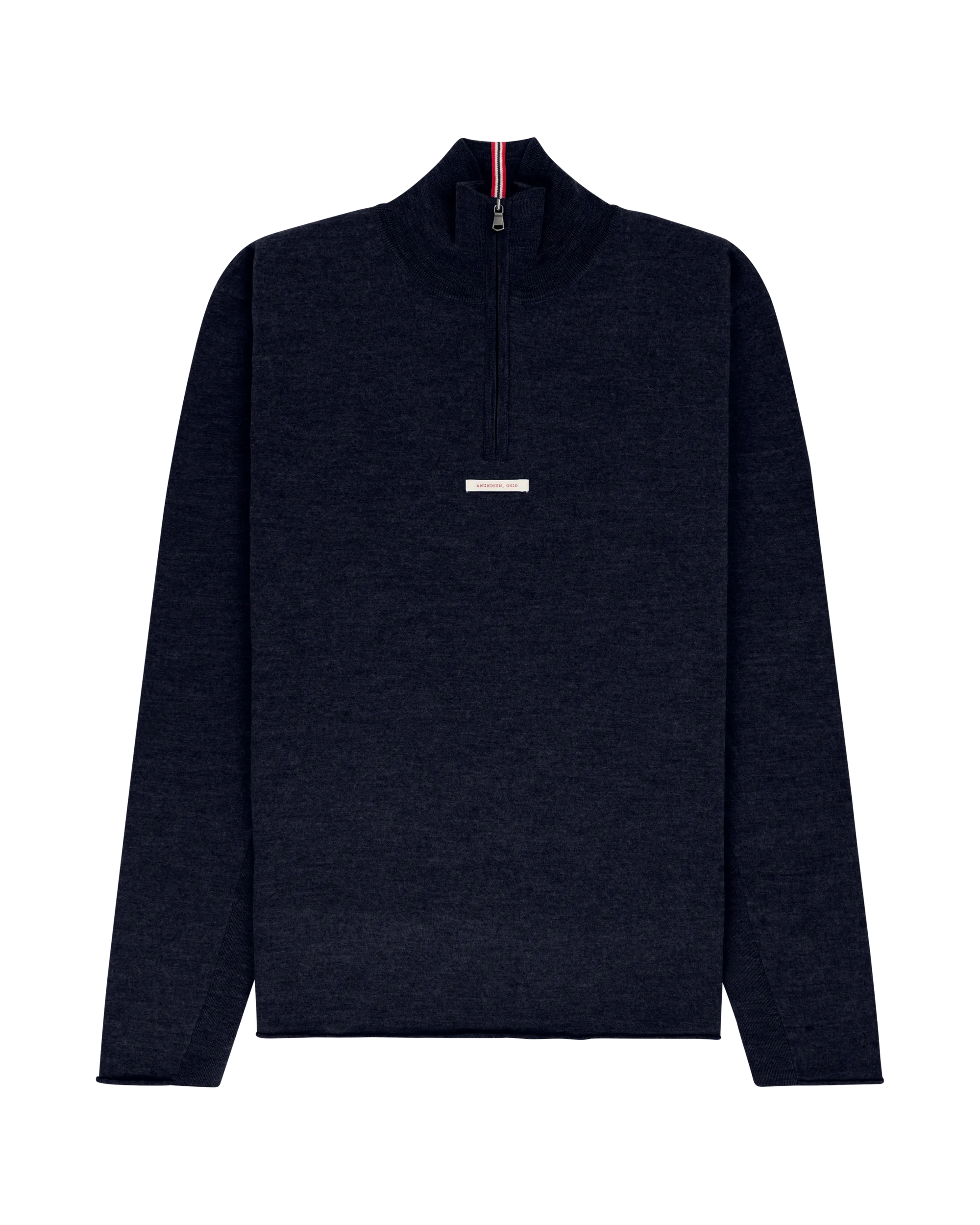 Boiled Half Zip Faded Navy