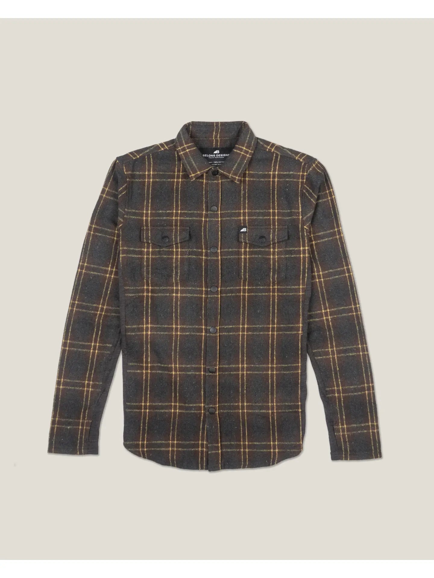 Deadline Tek Flannel Breckenridge Coal