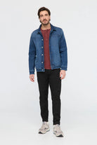Unisex Tech Fleece Denim Jacket