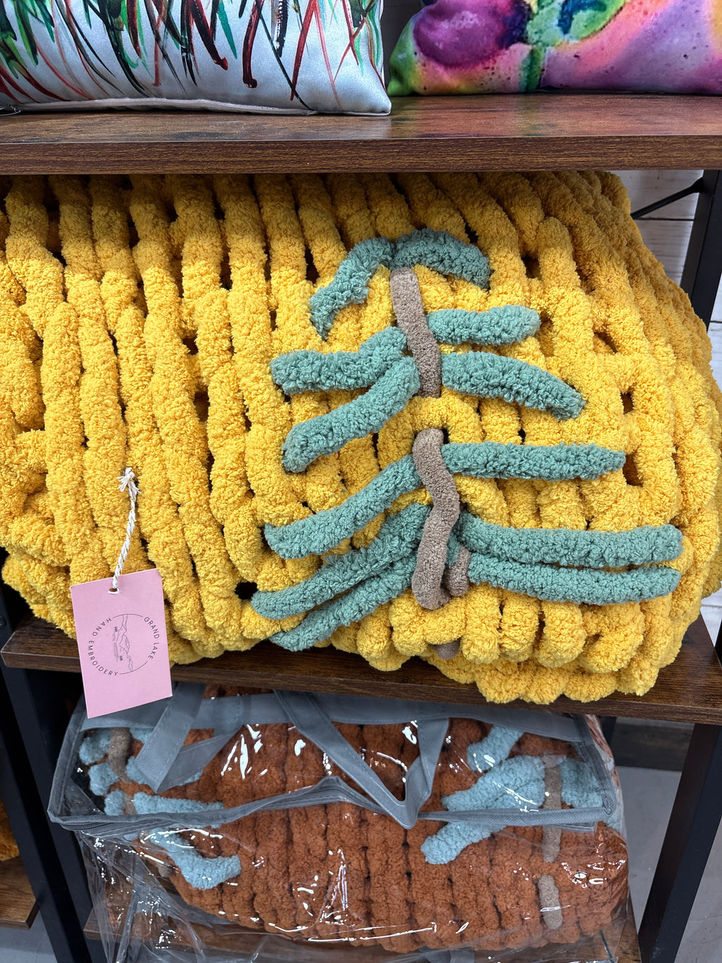 Grand Lake Hand Embroidery blankets