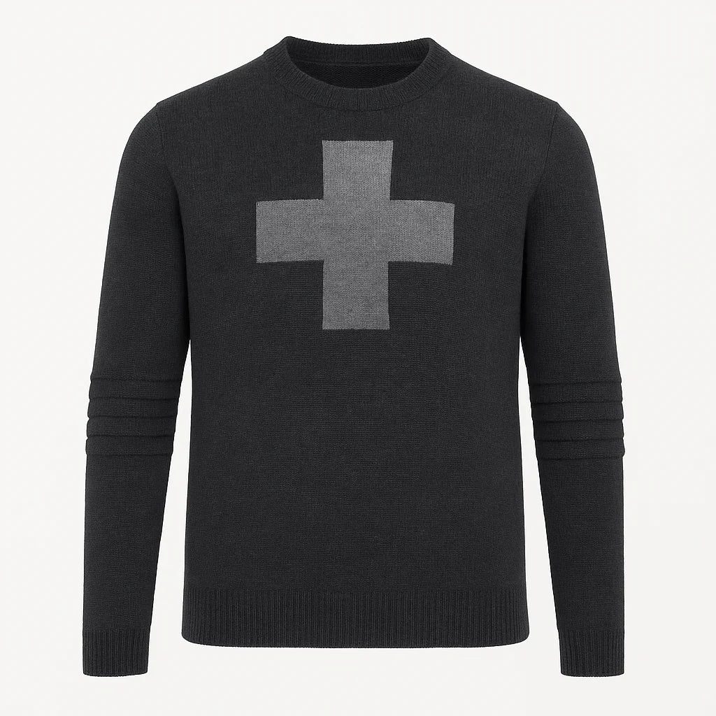 Ski Race Knit Patrol Charcoal