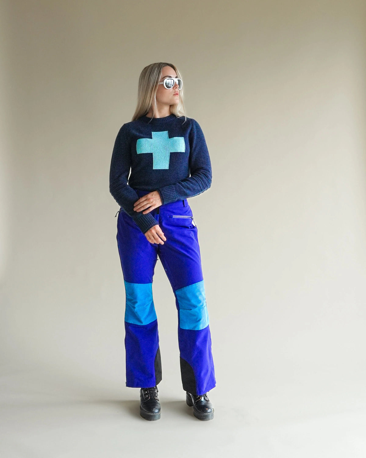 W's Cashmere Ski Race Knit Patrol