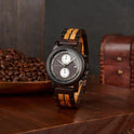 AvantWood Voyager S Watch Black Coffee