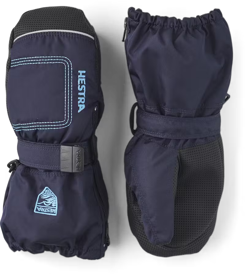 Baby Zip Long Mitt Dark Navy Unisex