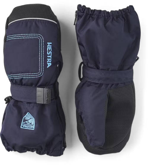 Baby Zip Long Mitt Dark Navy Unisex