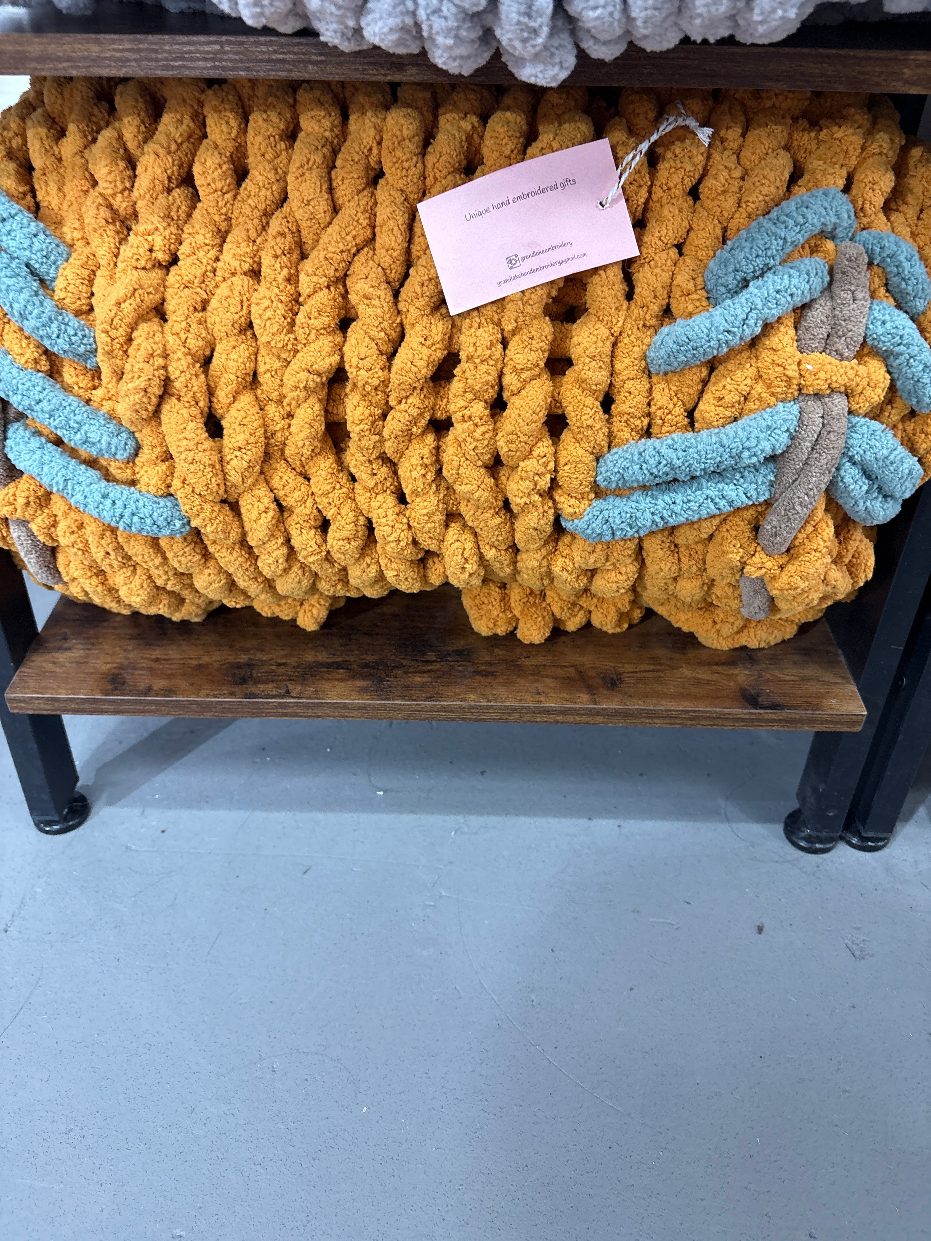 Grand Lake Hand Embroidery blankets