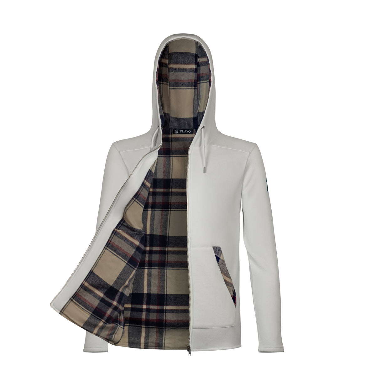 Rustic Retreat Zipped Jacket Antique Snowfall