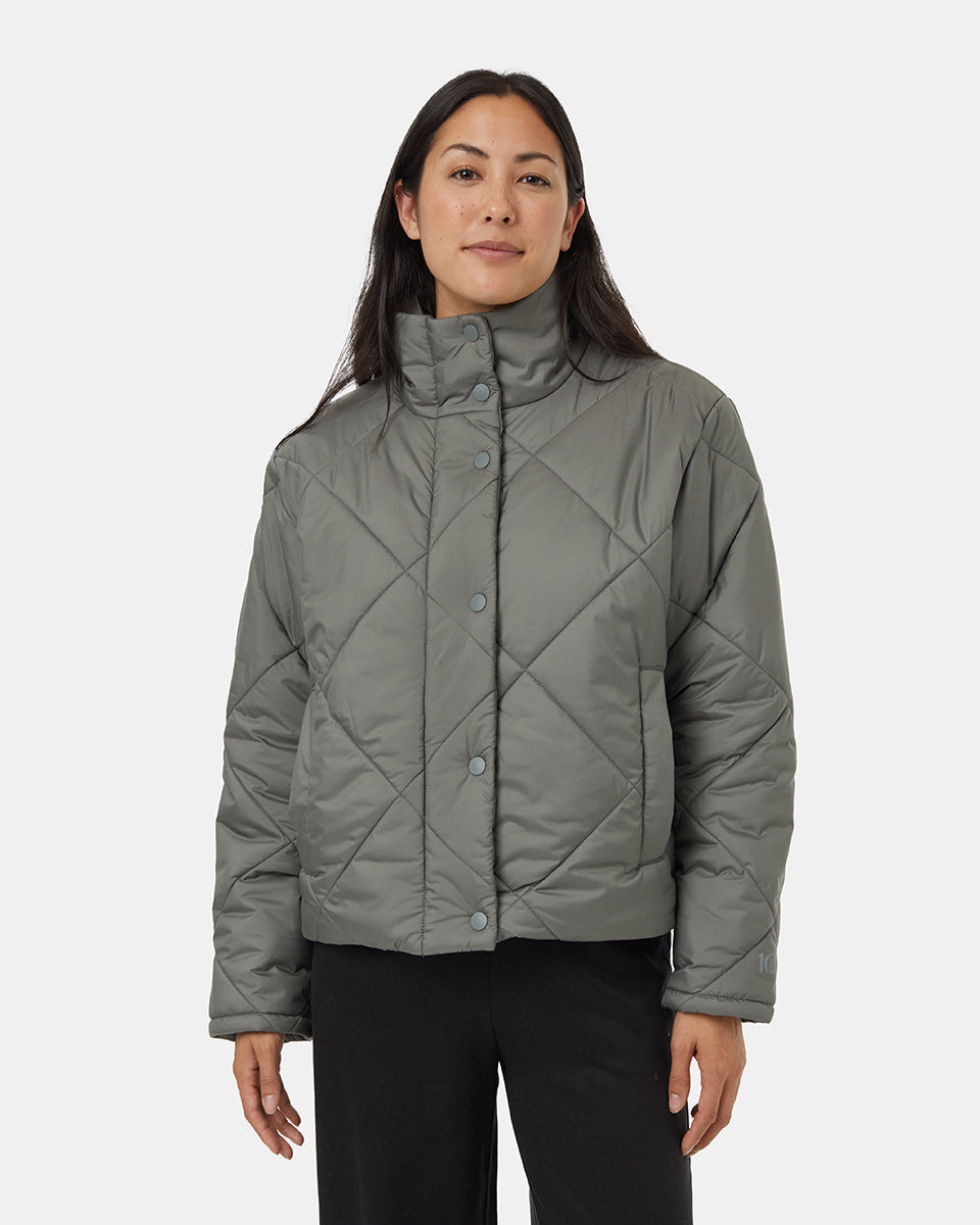 Cloud Shell Short Puffer Mineral