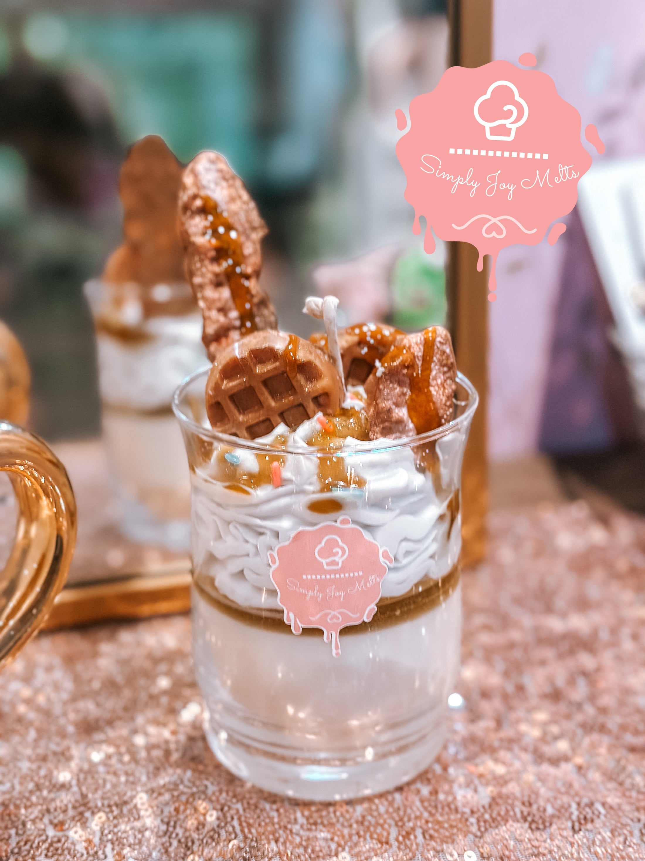 Joy Melt Scented Candles Bacon and Waffle