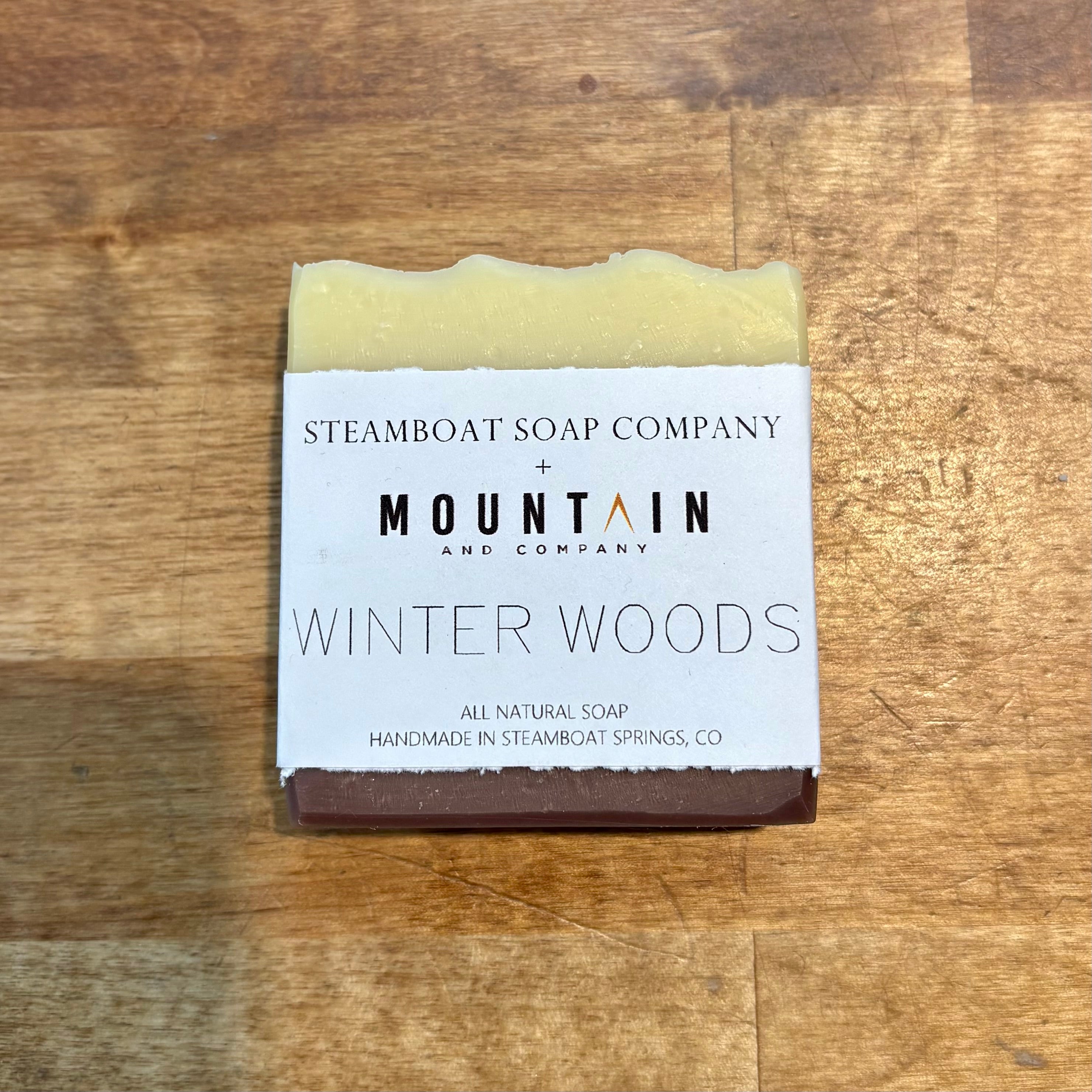 Local Steamboat Soap - Handmade & Natural Winter Woods