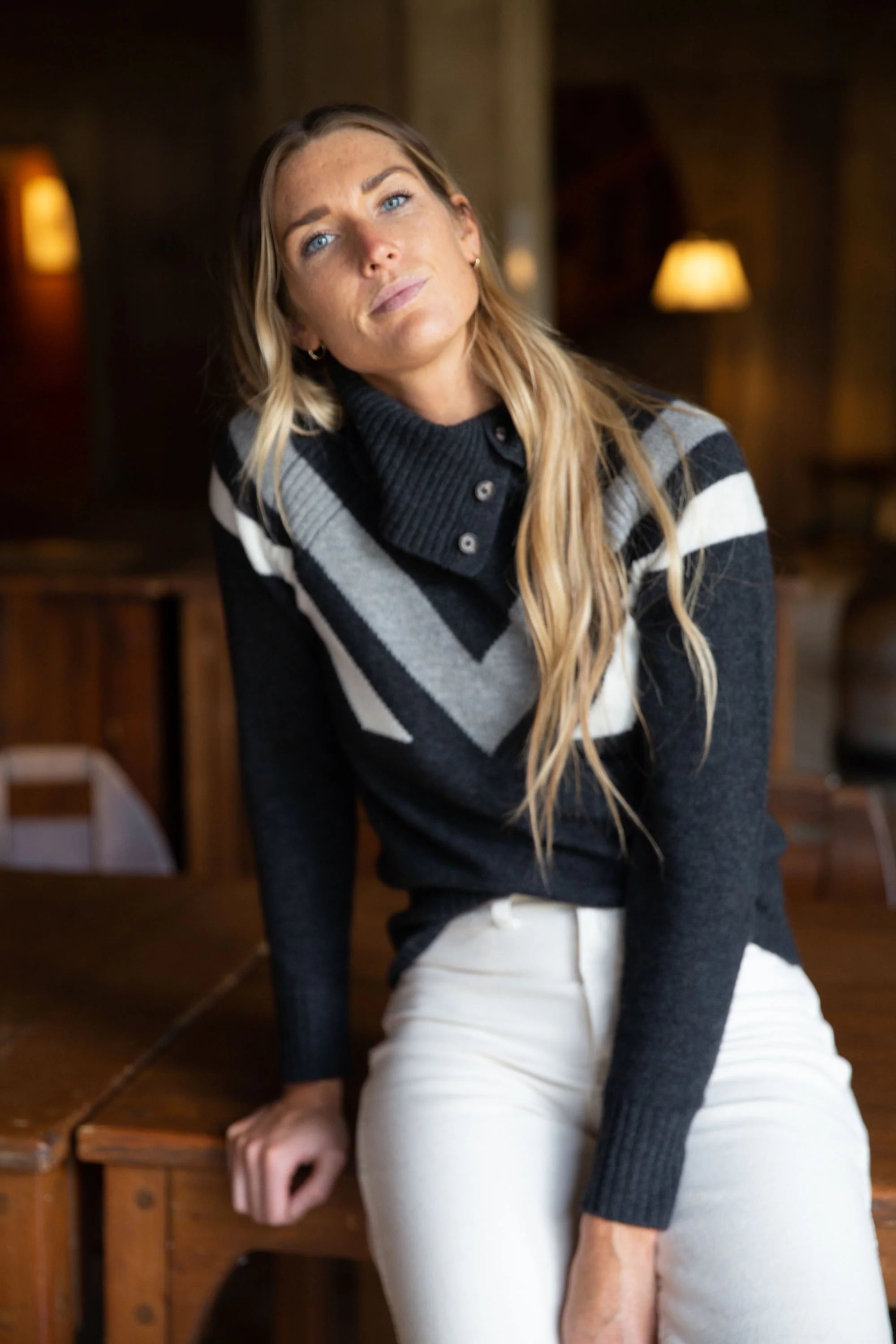 W Ski Race Knit Olympic