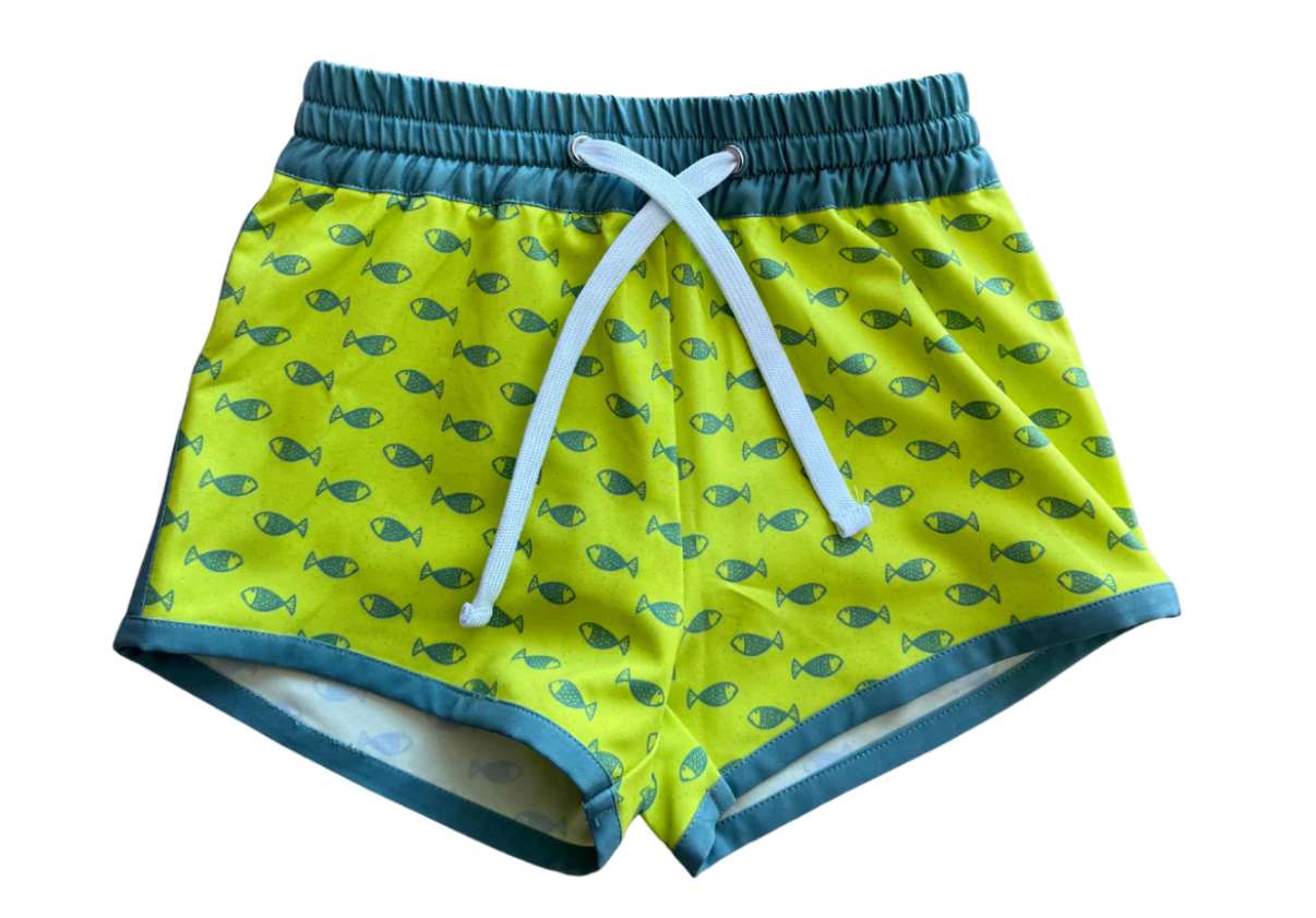 Keep the Littles Wild Hybrid Swim Shorts