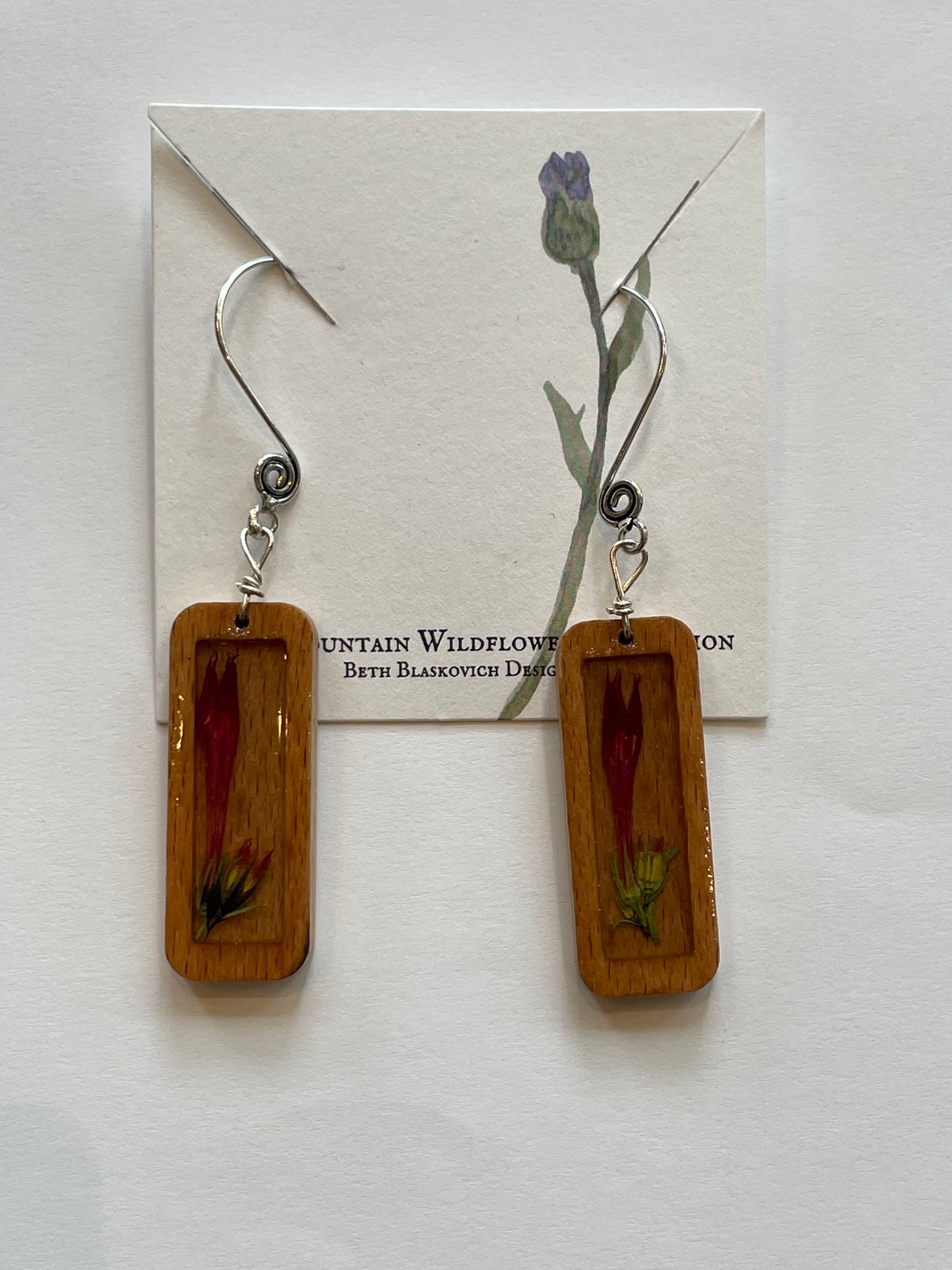 Local Pressed Flower Earrings
