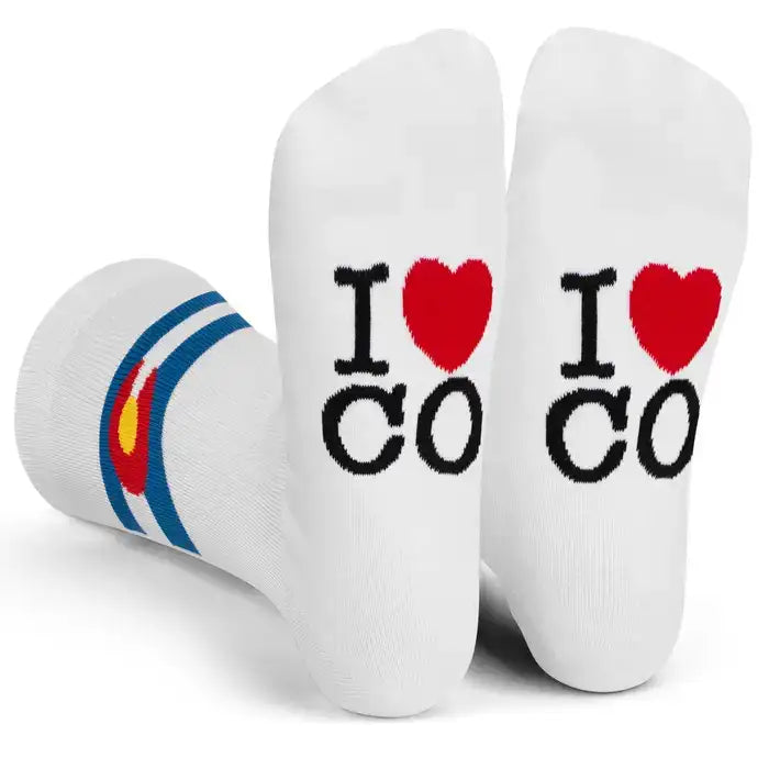 Lavley Fun Socks I Heart CO
