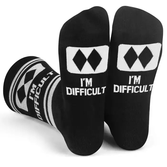 Lavley Fun Socks I'm Difficult
