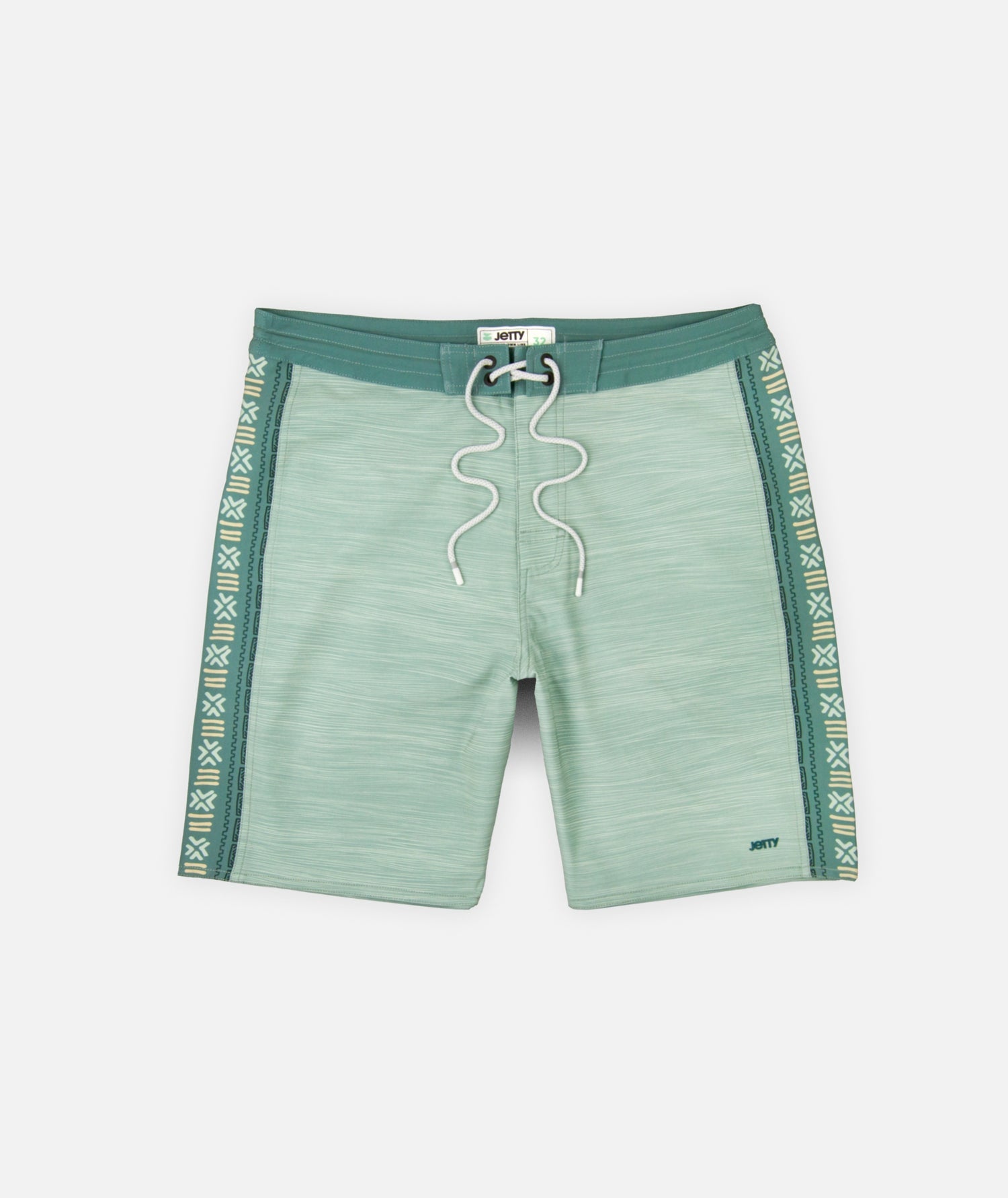 Hudson Boardshort Sage Green Henley