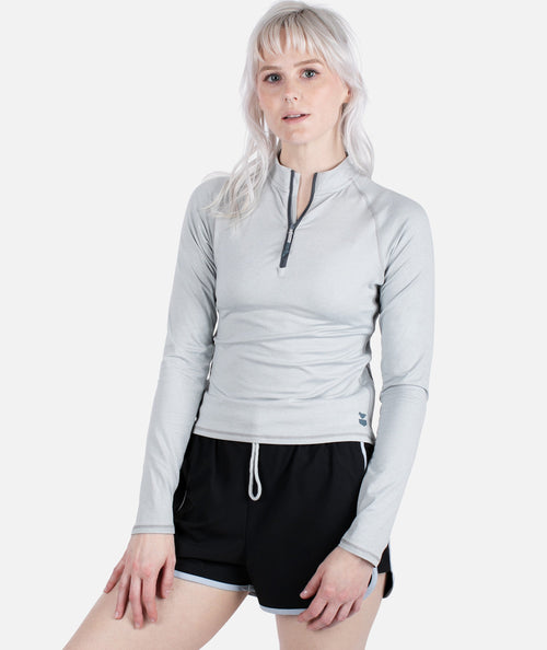 Montclair UV Quarter Zip Cloudy Blue