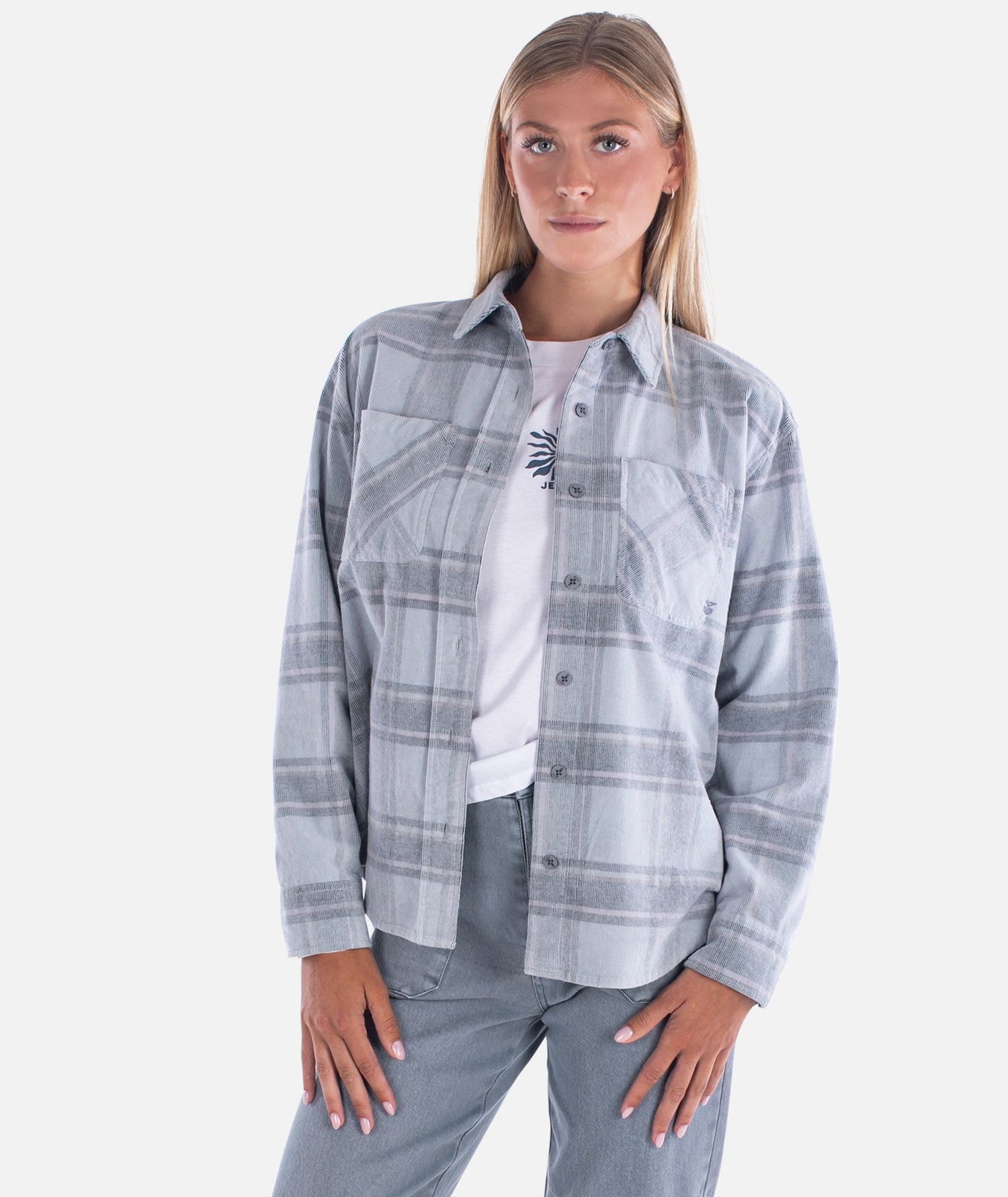 Alpine Corduroy Shirt Grey
