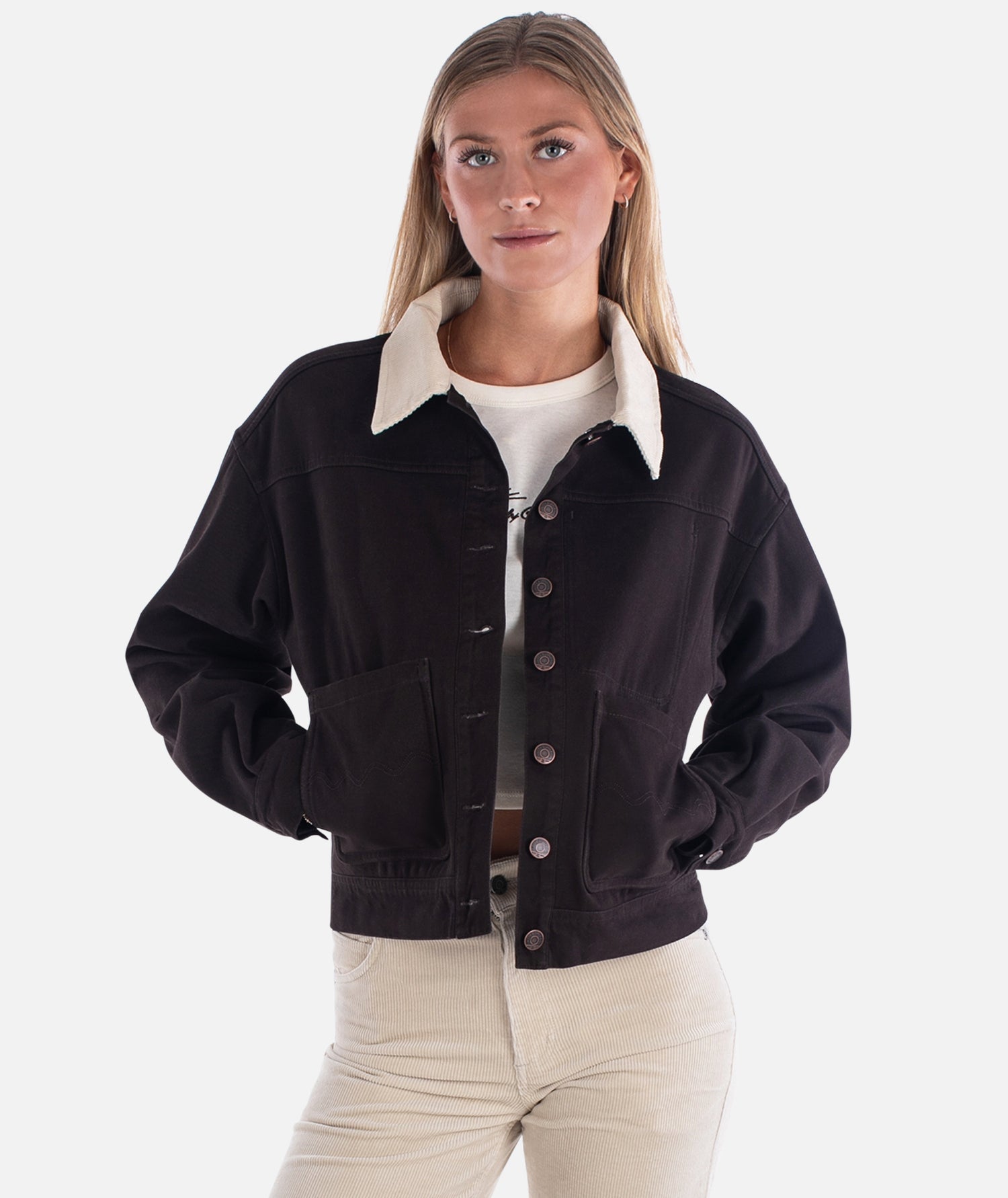 Kai Coat Brown Twill