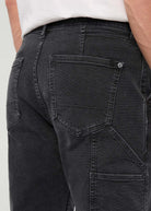Stretch Canvas Carpenter Pant Black
