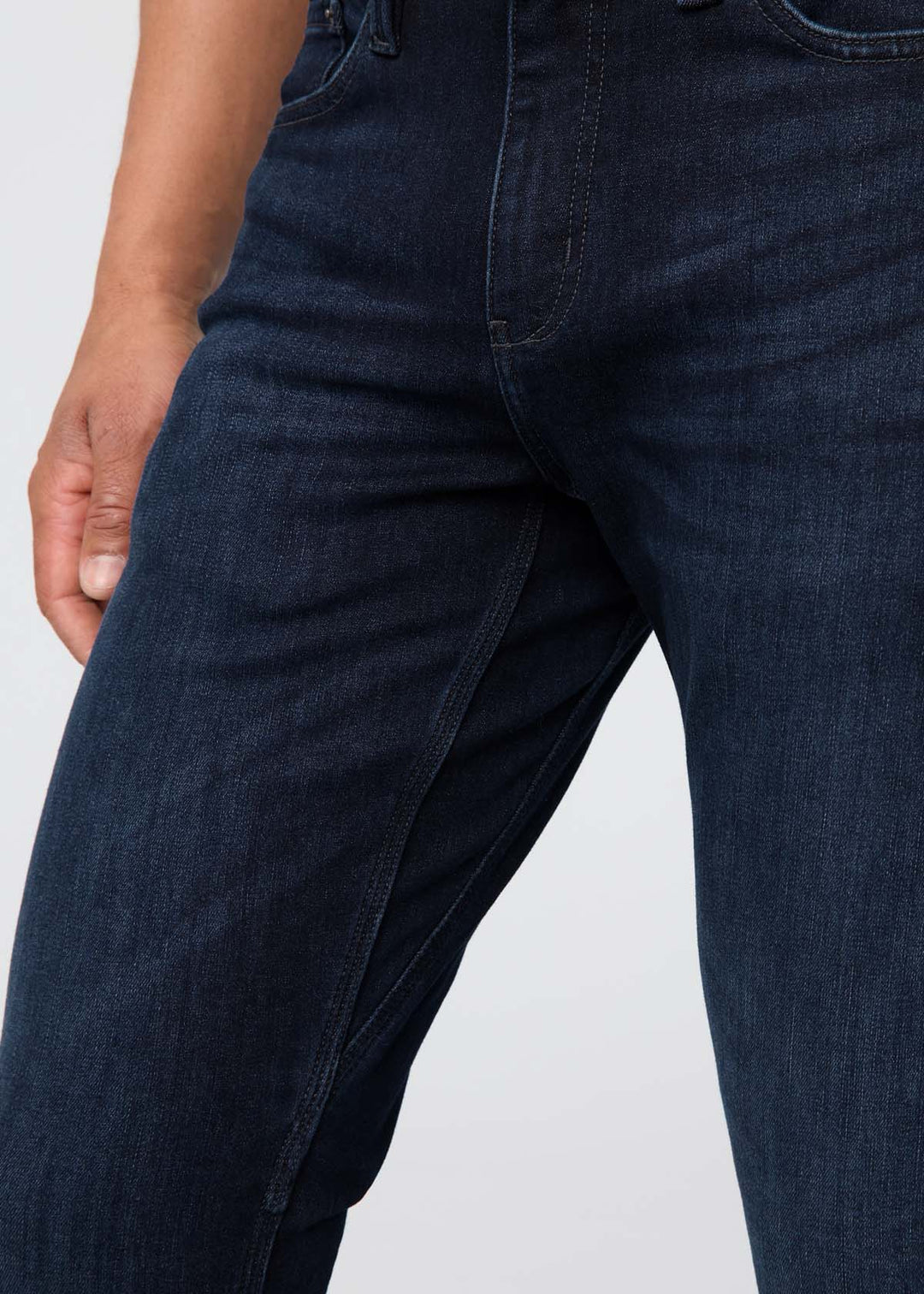 Fleece Denim Relaxed Taper - Dark Indigo