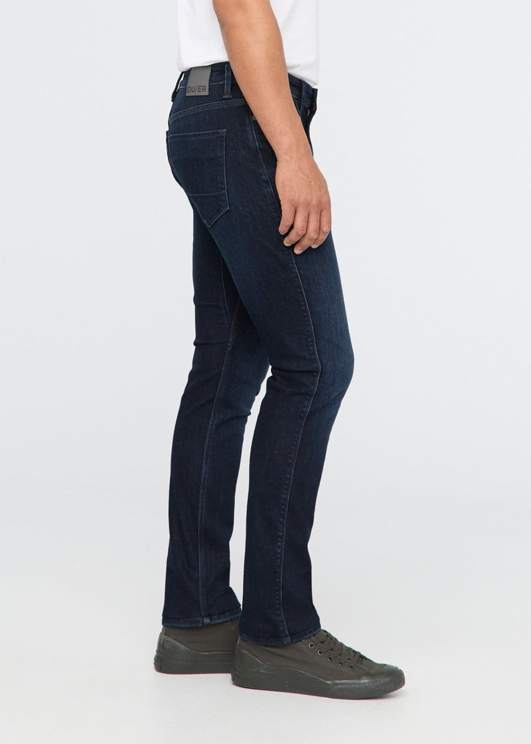 Fleece Denim Relaxed Taper - Dark Indigo