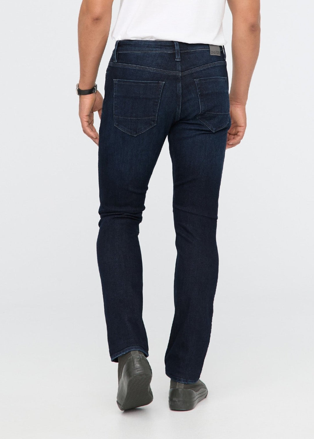 Fleece Denim Relaxed Taper - Dark Indigo