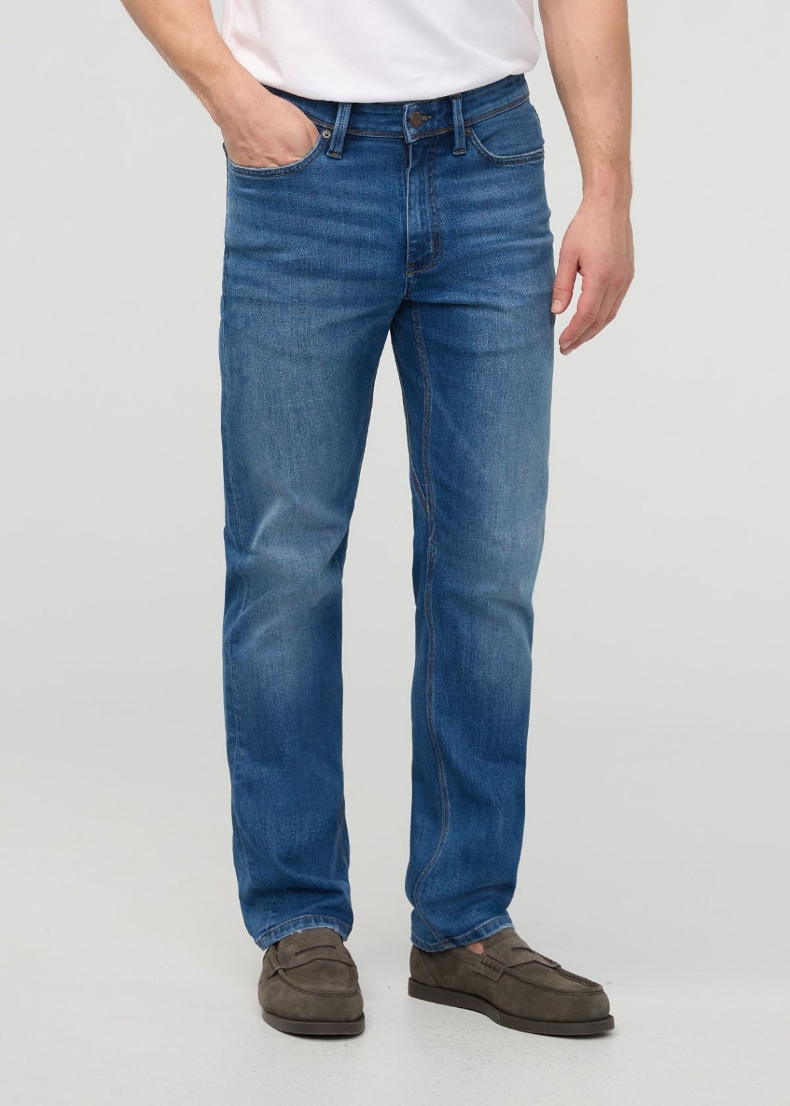 Performance Denim+ Straight Alpine Indigo