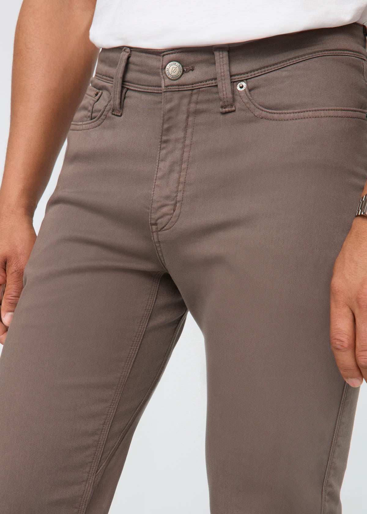 DUER No Sweat Straight Leg Pants Canteen