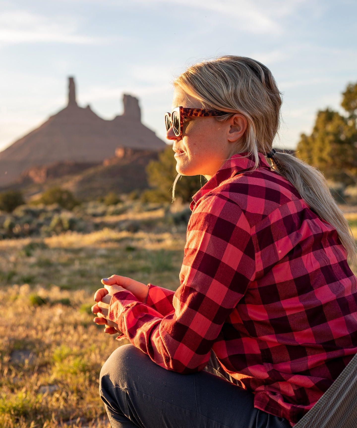W's Durant Flannel Sunset Plaid