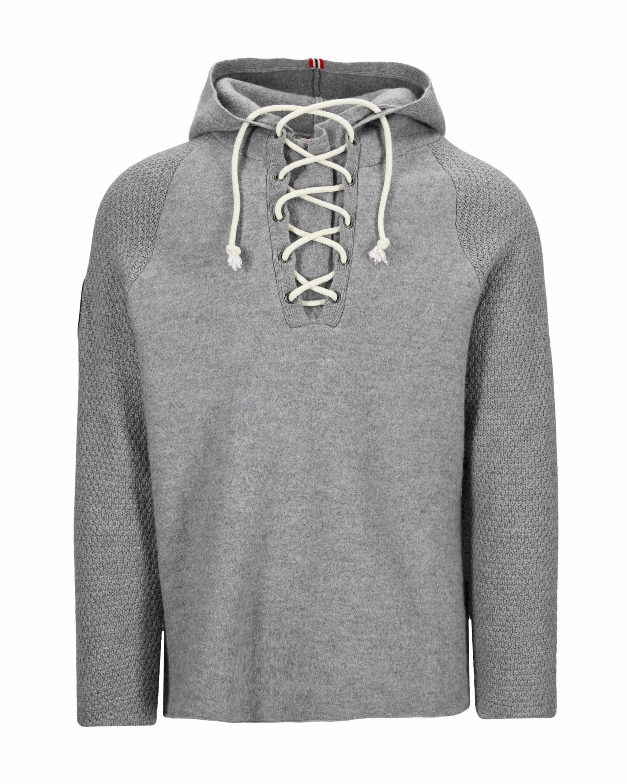 Laced Boiled Hoodie Light Grey